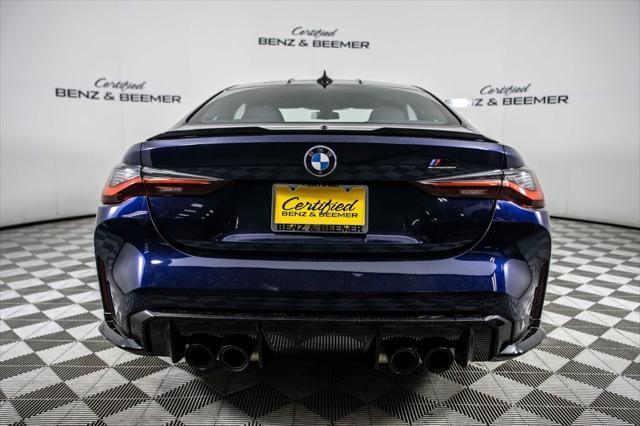 used 2021 BMW M4 car, priced at $69,800