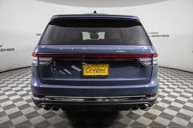 used 2025 Lincoln Aviator car, priced at $69,800
