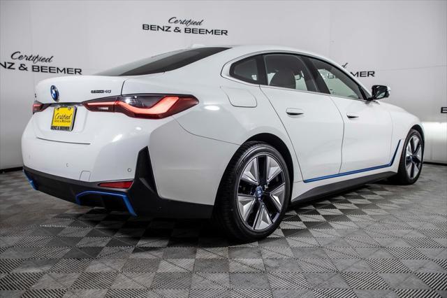 used 2023 BMW i4 Gran Coupe car, priced at $39,000