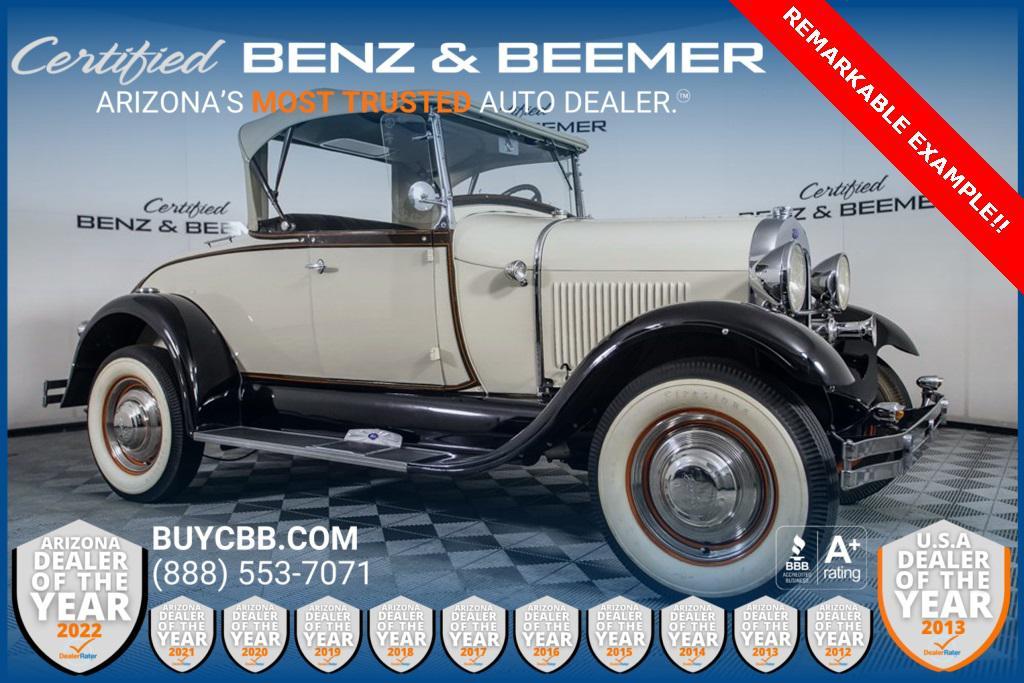 used 1929 Ford Model A car, priced at $39,000