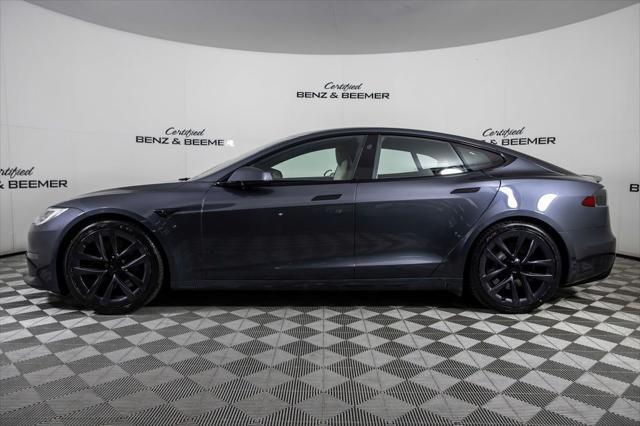 used 2021 Tesla Model S car, priced at $65,000