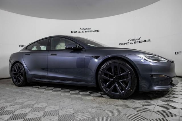 used 2021 Tesla Model S car, priced at $65,000