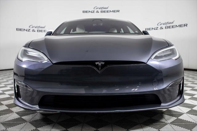 used 2021 Tesla Model S car, priced at $65,000