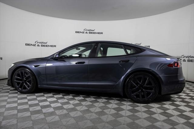 used 2021 Tesla Model S car, priced at $65,000