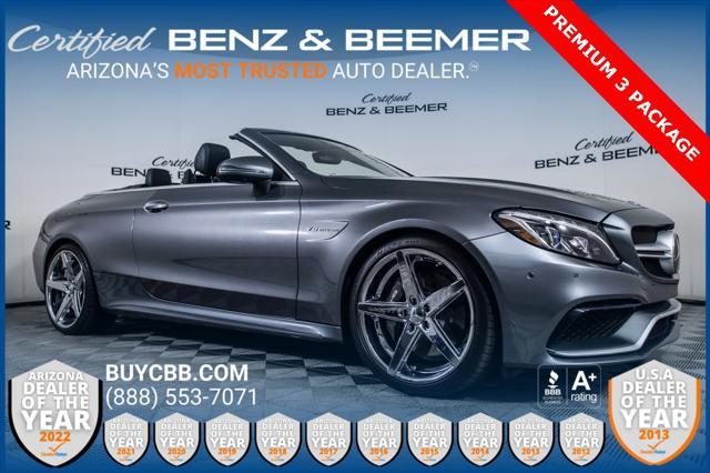 used 2017 Mercedes-Benz AMG C 63 car, priced at $44,500