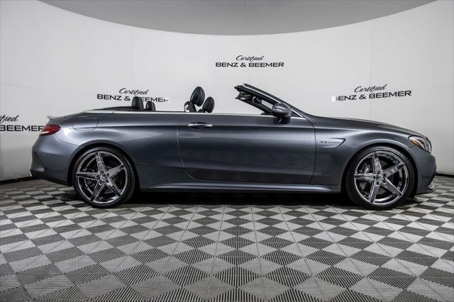 used 2017 Mercedes-Benz AMG C 63 car, priced at $44,500