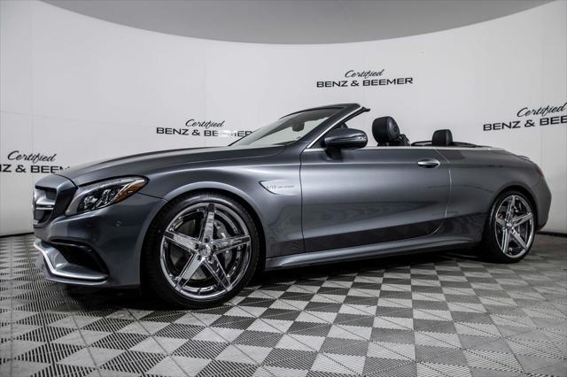 used 2017 Mercedes-Benz AMG C 63 car, priced at $44,500