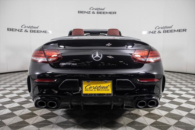 used 2020 Mercedes-Benz AMG C 43 car, priced at $44,500