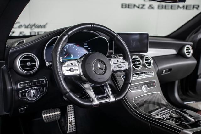 used 2020 Mercedes-Benz AMG C 43 car, priced at $44,500