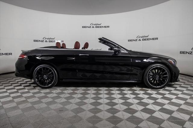 used 2020 Mercedes-Benz AMG C 43 car, priced at $44,500