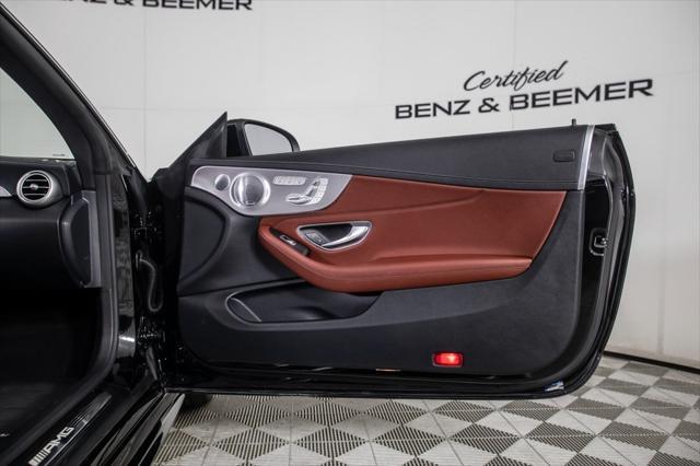 used 2020 Mercedes-Benz AMG C 43 car, priced at $44,500