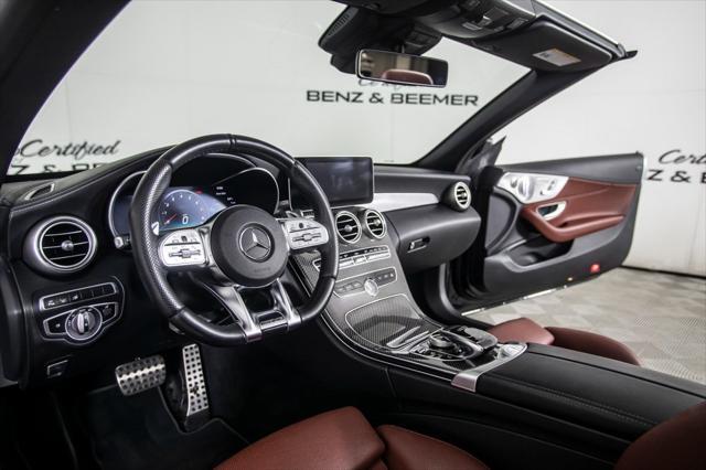 used 2020 Mercedes-Benz AMG C 43 car, priced at $44,500
