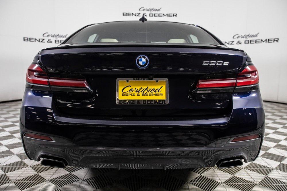 used 2023 BMW 530e car, priced at $39,000