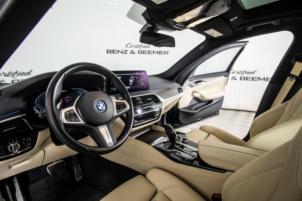used 2023 BMW 530e car, priced at $39,000