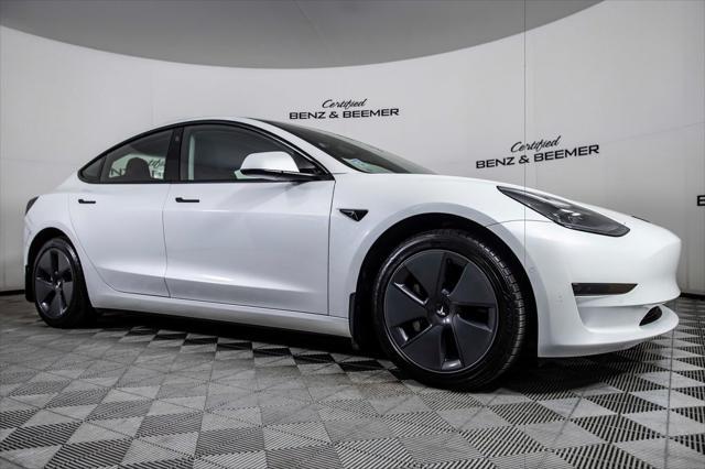 used 2022 Tesla Model 3 car, priced at $25,000