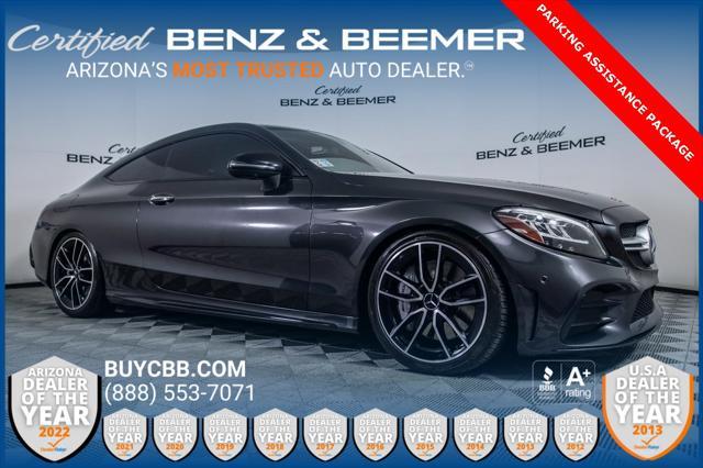 used 2019 Mercedes-Benz AMG C 43 car, priced at $37,000