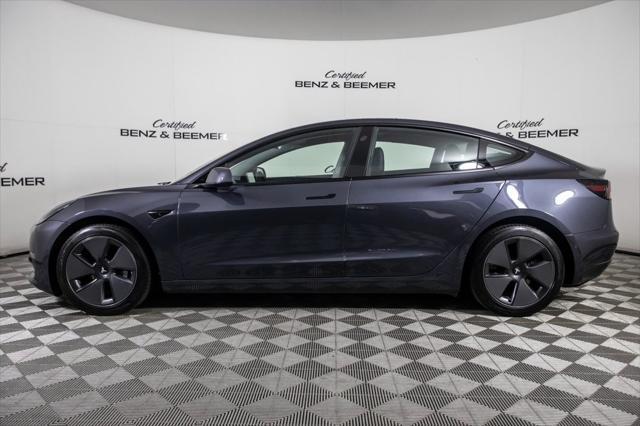 used 2021 Tesla Model 3 car, priced at $26,500