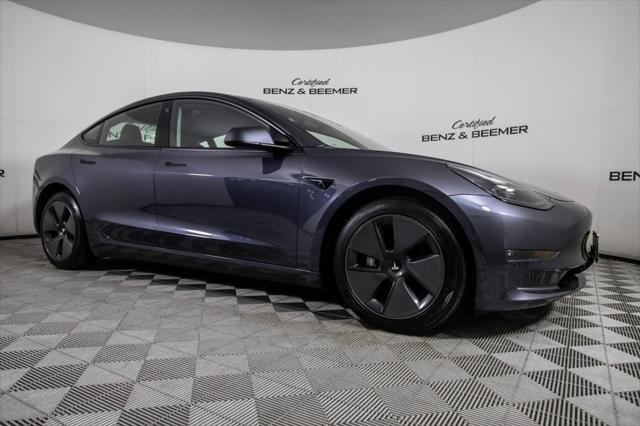 used 2021 Tesla Model 3 car, priced at $26,500