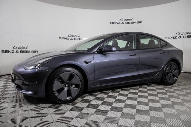 used 2021 Tesla Model 3 car, priced at $26,500