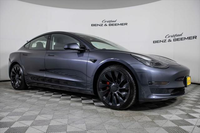 used 2023 Tesla Model 3 car, priced at $36,800