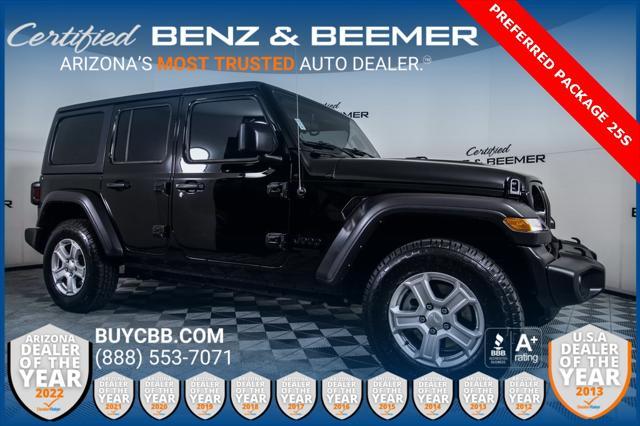 used 2021 Jeep Wrangler Unlimited car, priced at $27,000