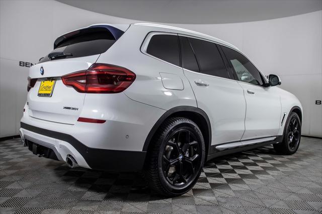 used 2021 BMW X3 car, priced at $31,000