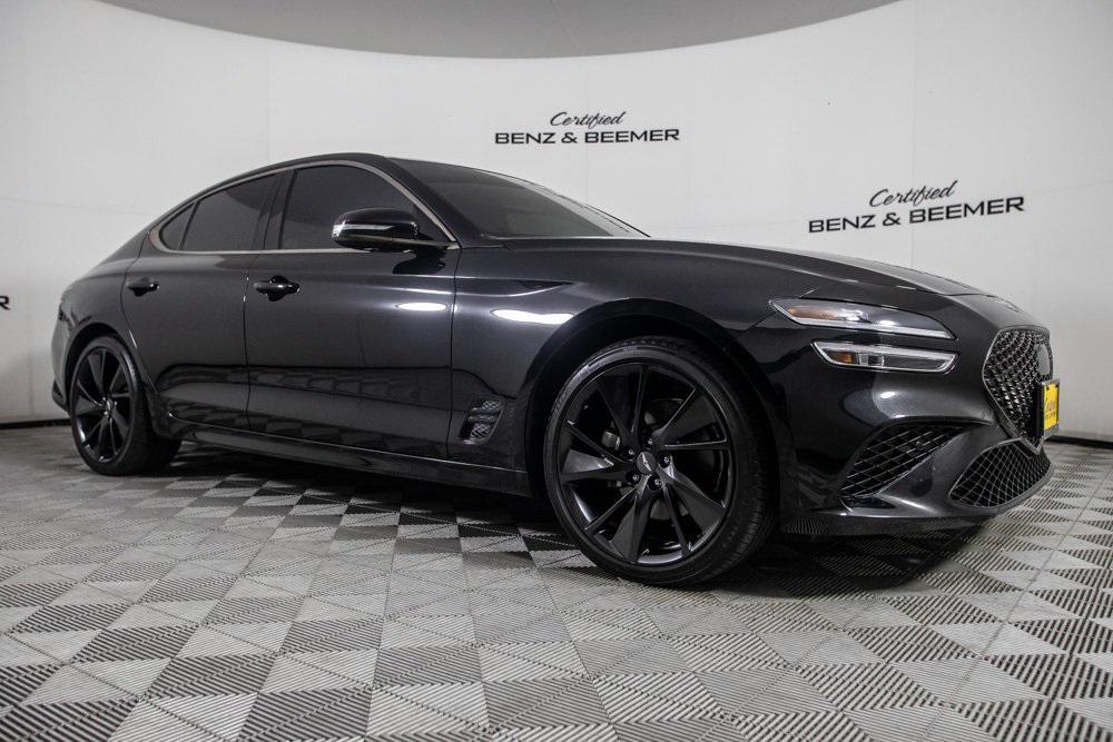 used 2023 Genesis G70 car, priced at $30,200