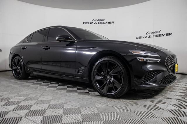 used 2023 Genesis G70 car, priced at $33,000