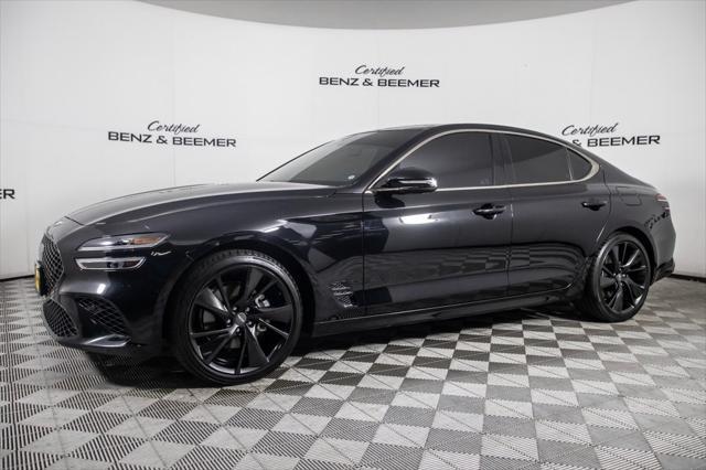 used 2023 Genesis G70 car, priced at $33,000
