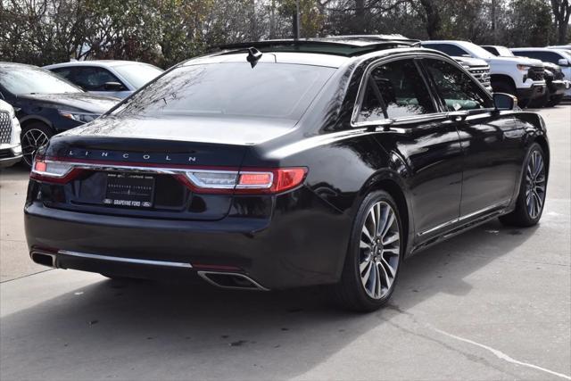 used 2018 Lincoln Continental car, priced at $24,999