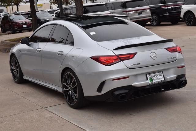 used 2021 Mercedes-Benz AMG CLA 35 car, priced at $34,310