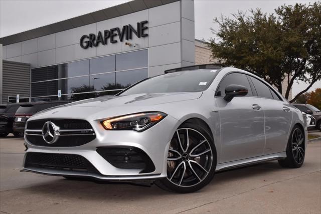 used 2021 Mercedes-Benz AMG CLA 35 car, priced at $34,310