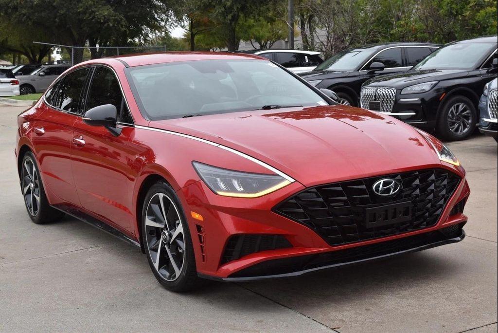 used 2021 Hyundai Sonata car, priced at $18,988