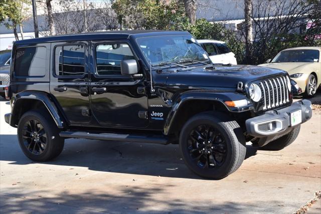 used 2021 Jeep Wrangler Unlimited 4xe car, priced at $32,733