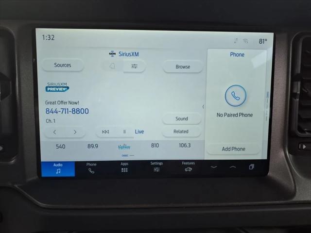 new 2025 Ford Bronco car, priced at $43,075