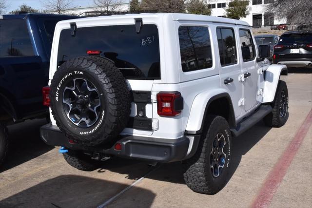 used 2022 Jeep Wrangler Unlimited 4xe car, priced at $38,998