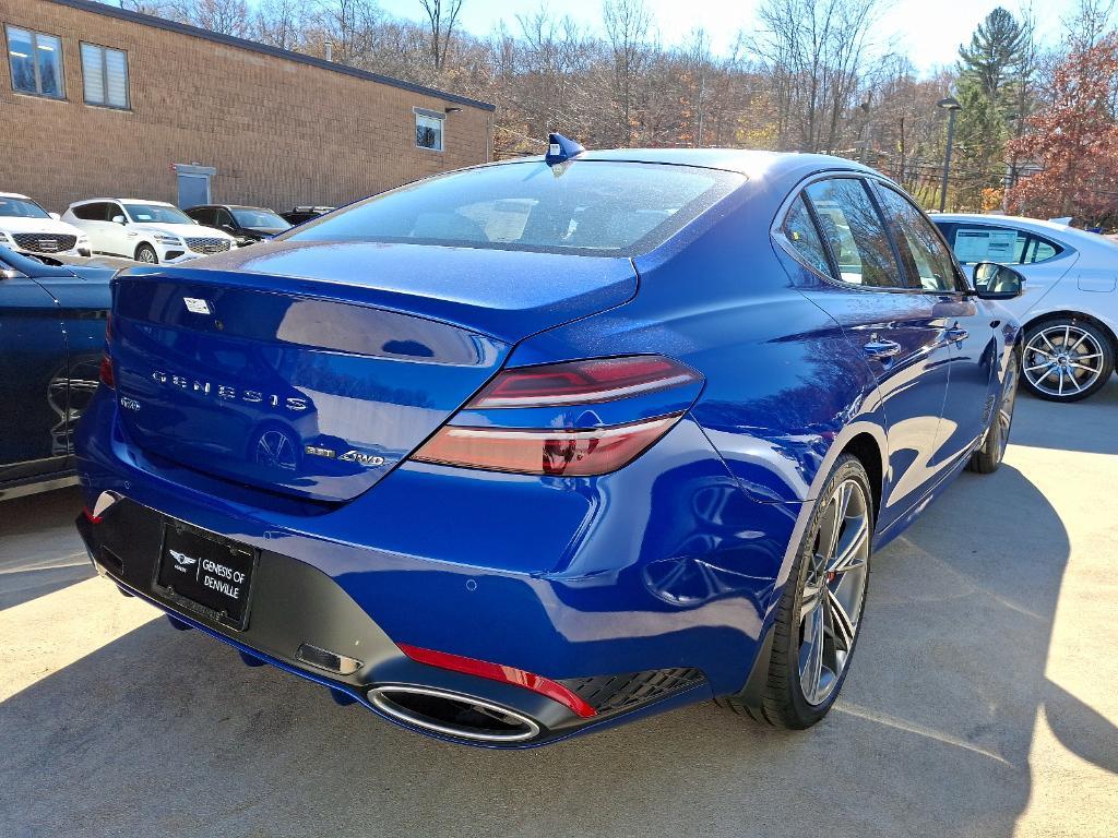 new 2025 Genesis G70 car, priced at $54,795