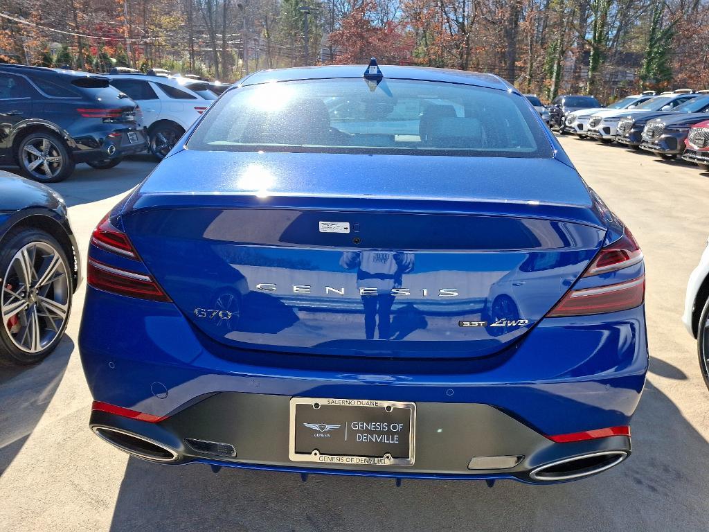 new 2025 Genesis G70 car, priced at $54,795