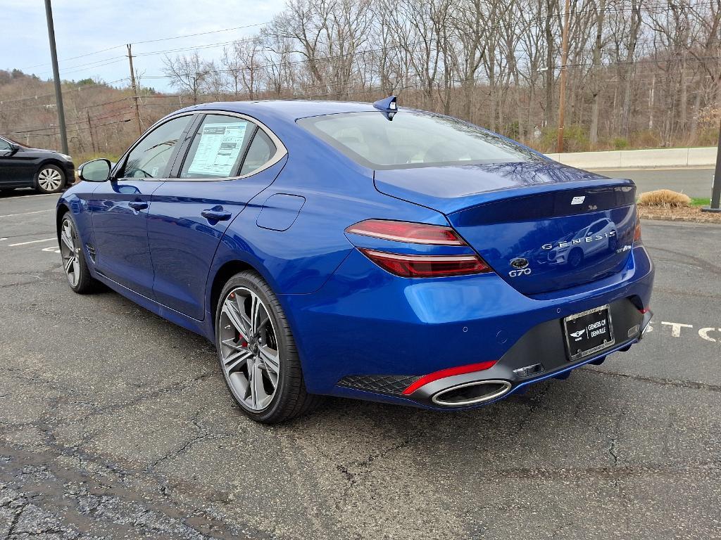 new 2025 Genesis G70 car, priced at $55,560