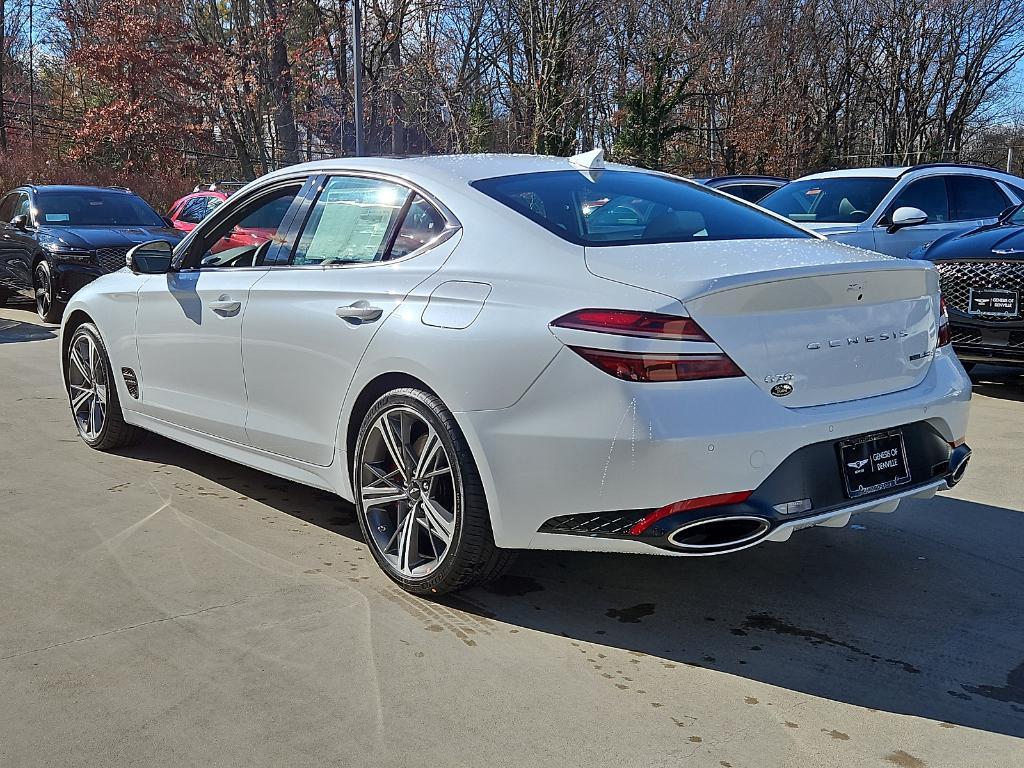 new 2025 Genesis G70 car, priced at $59,055