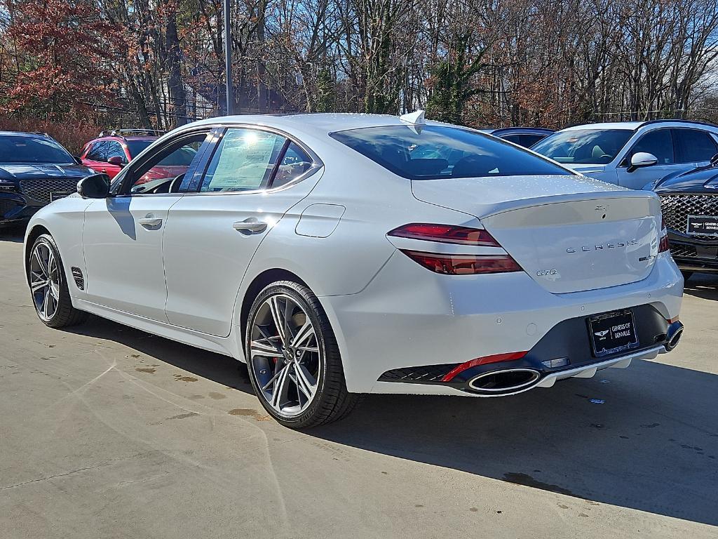 new 2025 Genesis G70 car, priced at $59,055