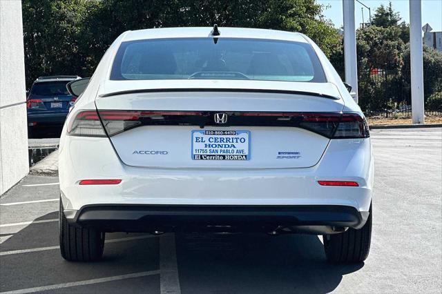 new 2024 Honda Accord Hybrid car, priced at $34,445