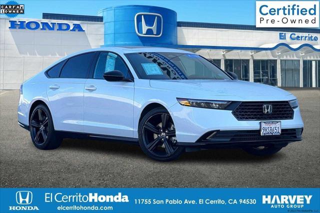 used 2023 Honda Accord Hybrid car, priced at $31,995