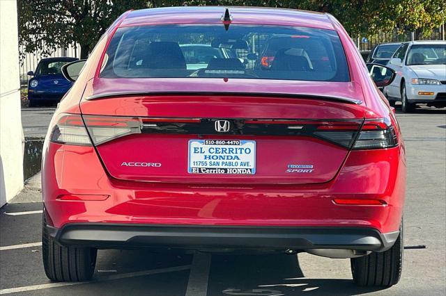 new 2024 Honda Accord Hybrid car, priced at $34,445