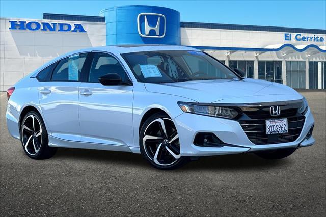 used 2021 Honda Accord car, priced at $26,595