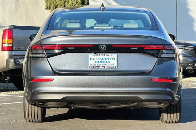 new 2024 Honda Accord car, priced at $31,005