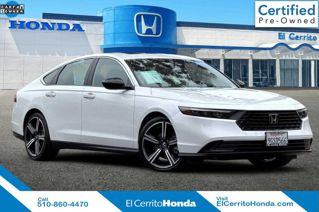 used 2023 Honda Accord Hybrid car, priced at $27,395