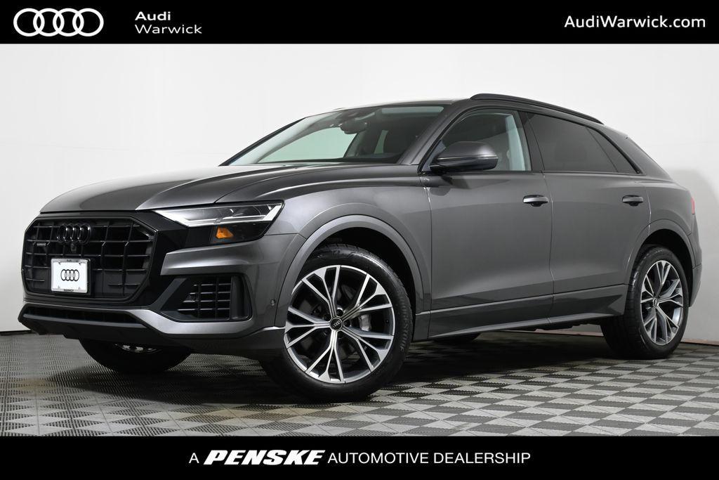 used 2021 Audi Q8 car, priced at $37,400