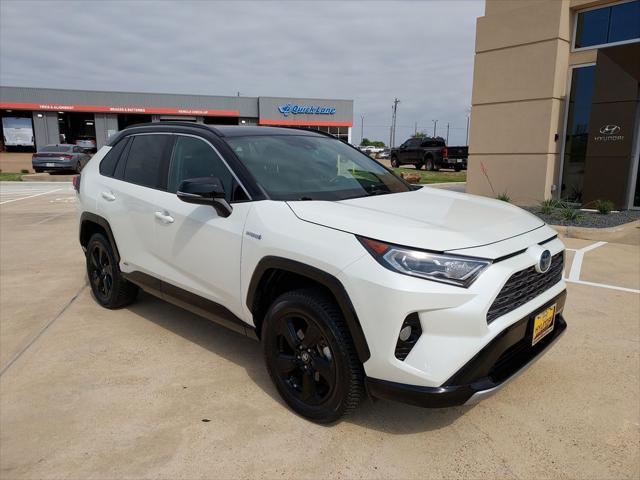 used 2019 Toyota RAV4 Hybrid car, priced at $25,000