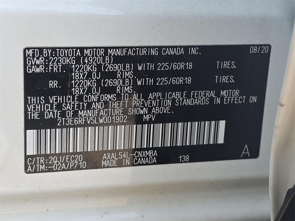 used 2020 Toyota RAV4 Hybrid car, priced at $28,748